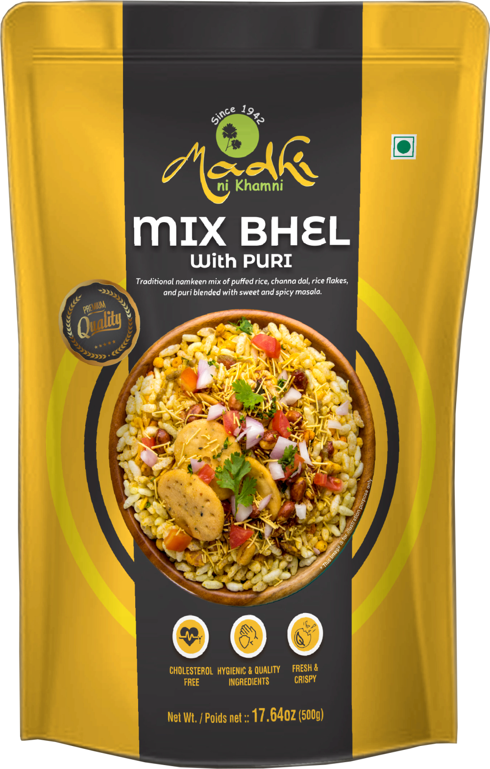 Bhel Mix with Puri