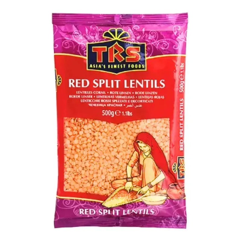 TRS Red Split Lentils Masoor 500 gm