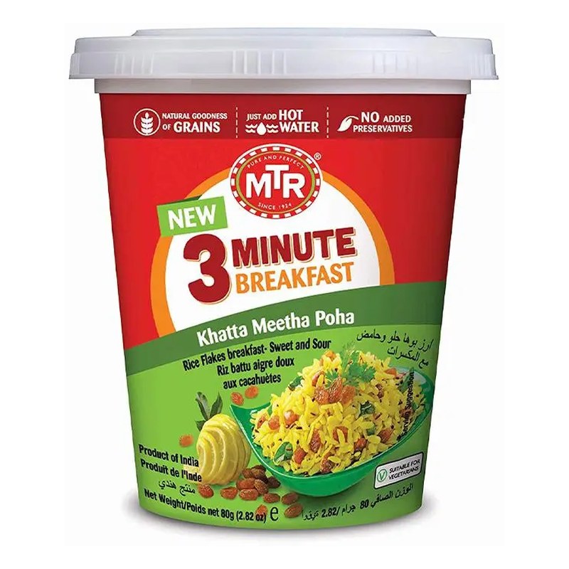 MTR Inst. Khata Mitha Poha Cupa 80 gm
