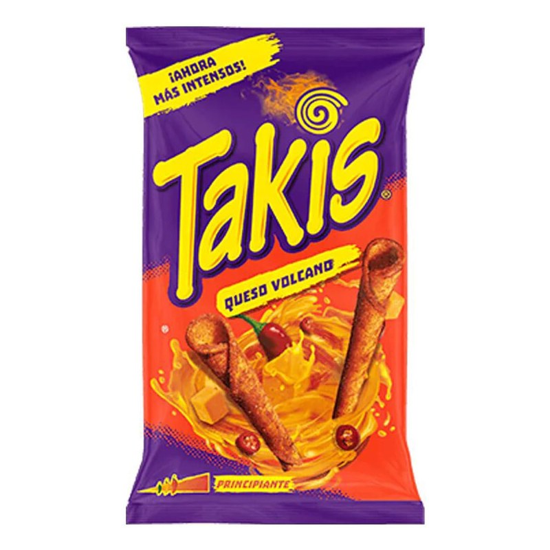 TAKIS Corn Snack Cheese Queso Volcano 100 gm