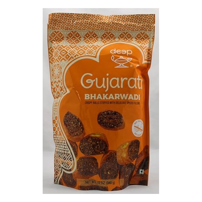 DEEP Bhakarwadi w/o Onion Garlic 340 gm