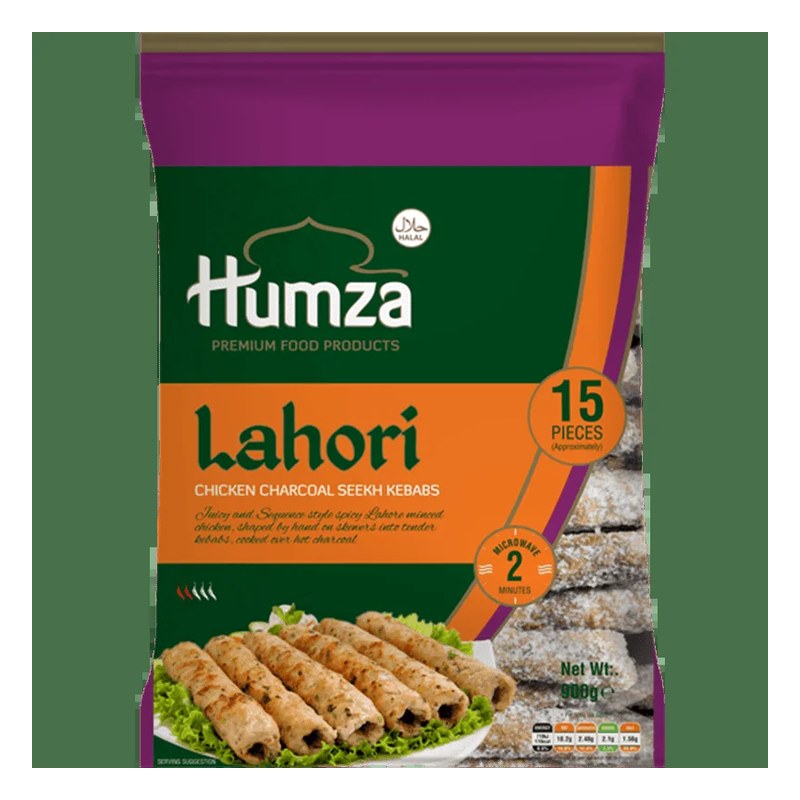 HUMZA Seekh Kebab Lahori Chicken Charcoal 900 gm
