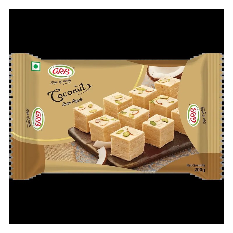 GRB Coconut Soan Papdi 200 gm