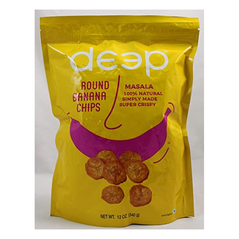 DEEP Round Banana Chips Masala 340 gm