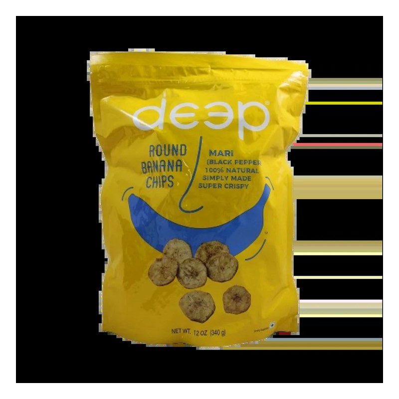 DEEP Round Banana Chips Mari 340 gm