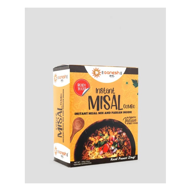 GANESH BHEL Misal Family Pack (Heat & Eat) 350 gm