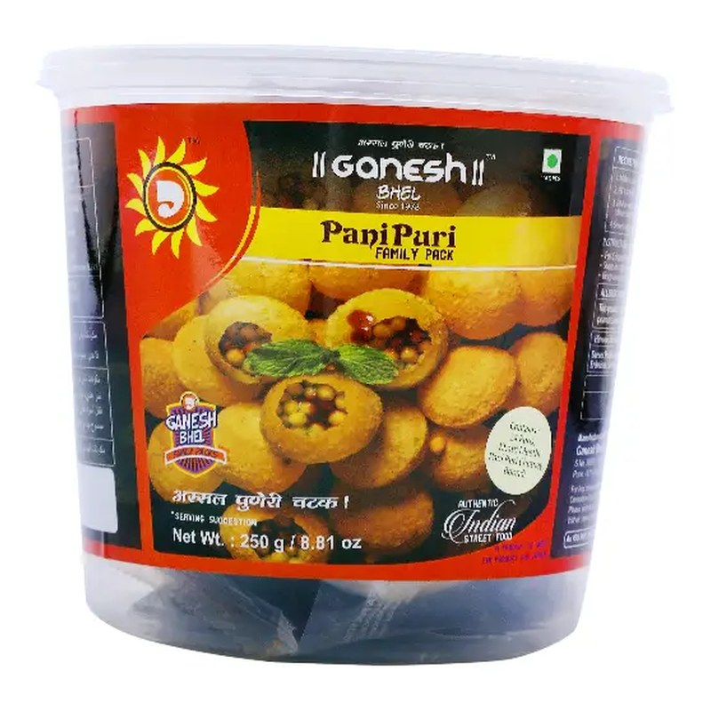 GANESH BHEL Pani Puri Family Pack 250 gm