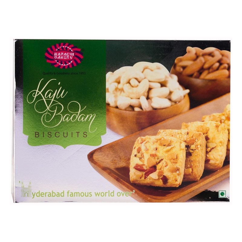 KARACHI BAKERY Vegan Kaju Badam Biscuits 400 gm