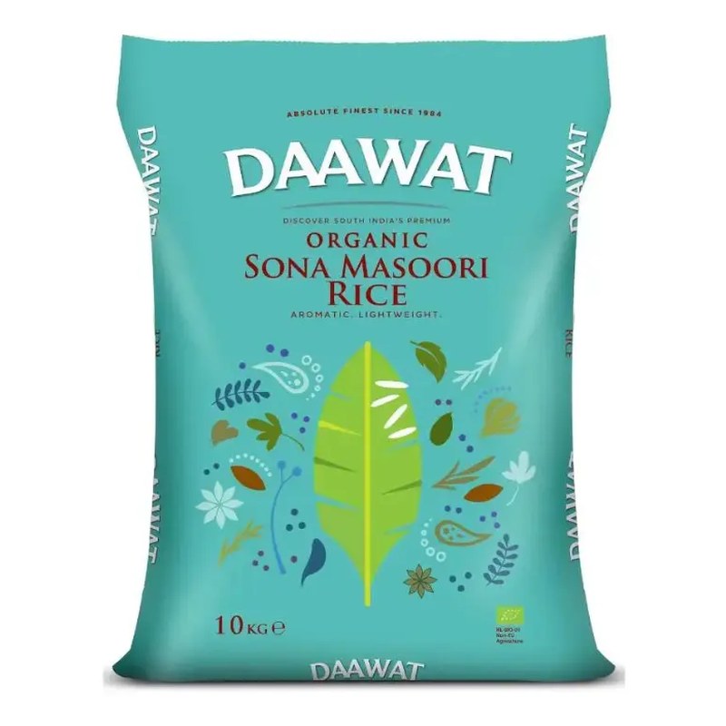 DAAWAT Organic Sona Masoori Rice 10 kg