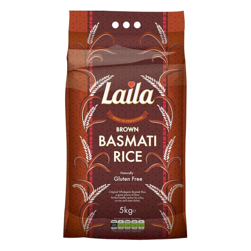 LAILA Basmati Rice Brown 5 kg