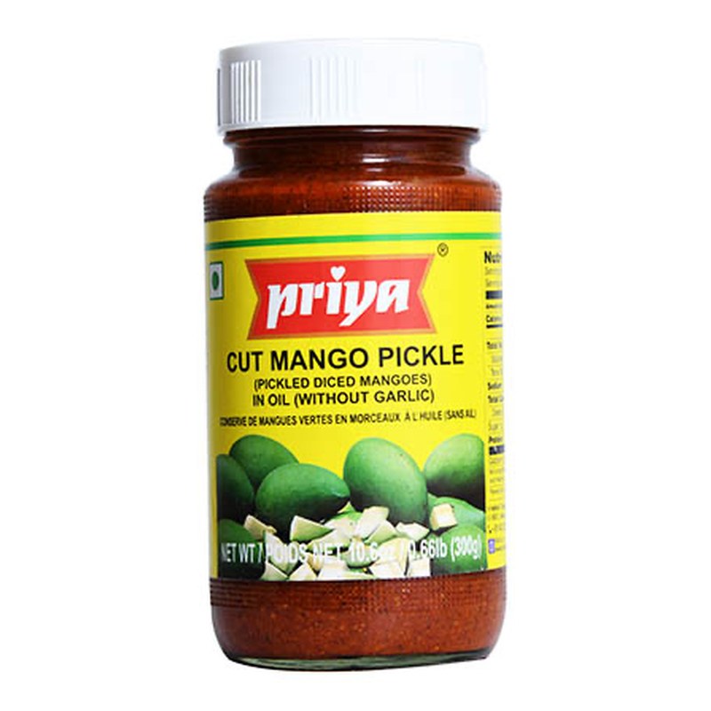 PRIYA Cut Mango Pickle W/O Garlic 300 gm