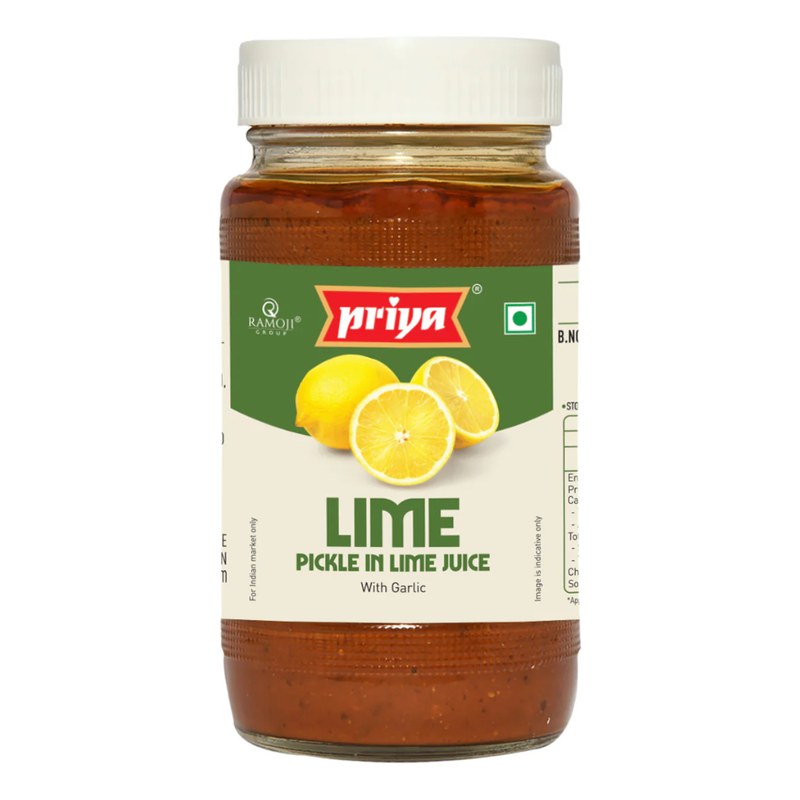 PRIYA Lime Pickle W/O Garlic 300 gm