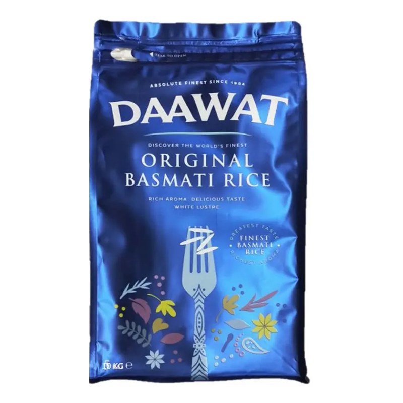DAAWAT Original Basmati Rice 10 kg (Blue Bag)