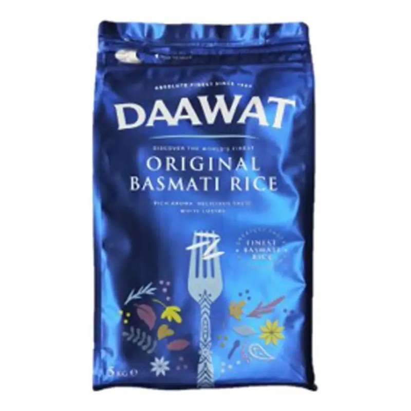 DAAWAT Original Basmati Rice 5 kg (Blue Bag)