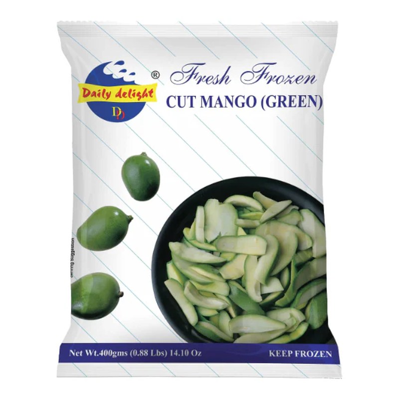 DAILY DELIGHT Frozen Cut Mango Green 400 gm