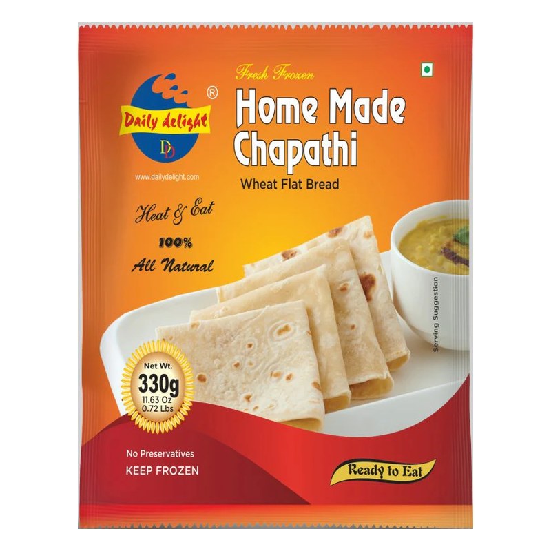 DAILY DELIGHT Frozen Home Made Chappati 330 gm