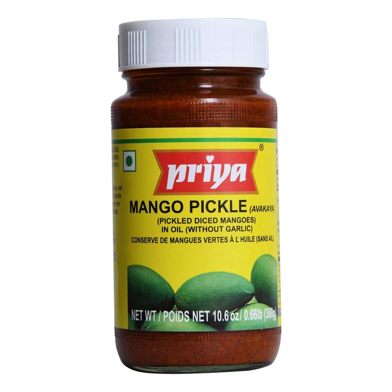 PRIYA Avakaya Mango Pickle w/o Garlic 300 gm