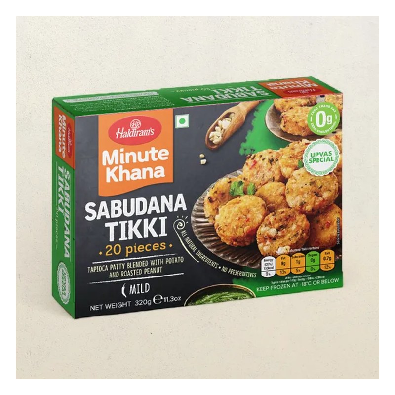 HALDIRAM Frozen Sabudana Tikki 320 gm