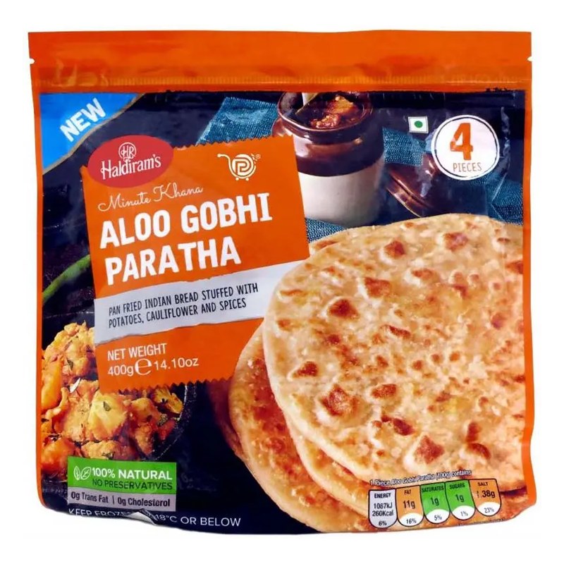 HALDIRAM Frozen Gobi Paratha 400 gm