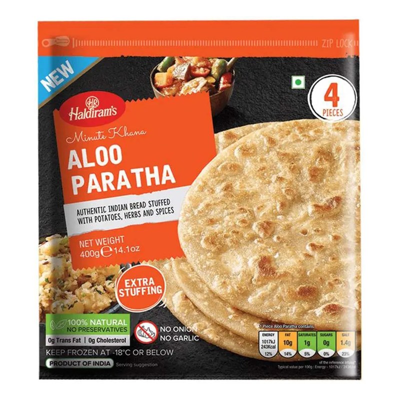 HALDIRAM Frozen Aloo Paratha 400 gm