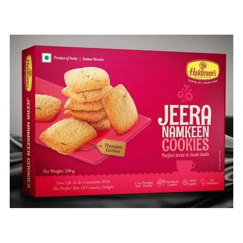 HALDIRAM Jeera Namkeen Biscuits 250 gm