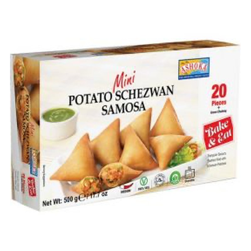 ASHOKA Potato Schezwan Samosa Mini 500 gm