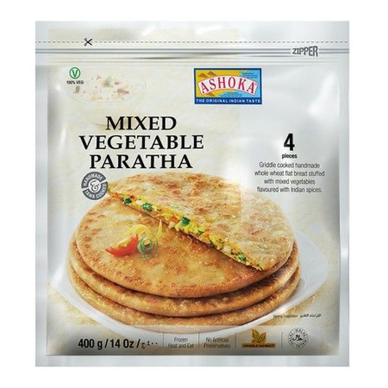 ASHOKA Frozen Mixed Veg Paratha 400 gm