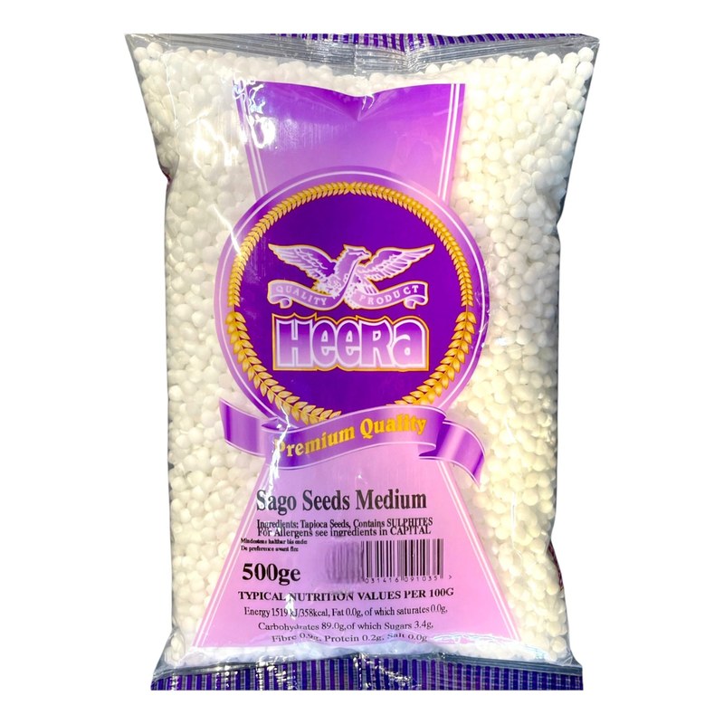 HEERA Tapioka Sago Medium 500 gm