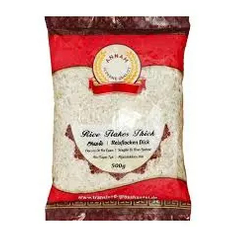 ANNAM Rice Flakes (Thick White) 500 gm