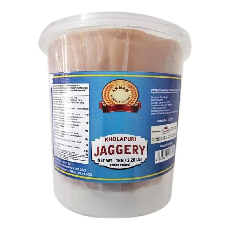 ANNAM Jaggery White Jar 1 kg