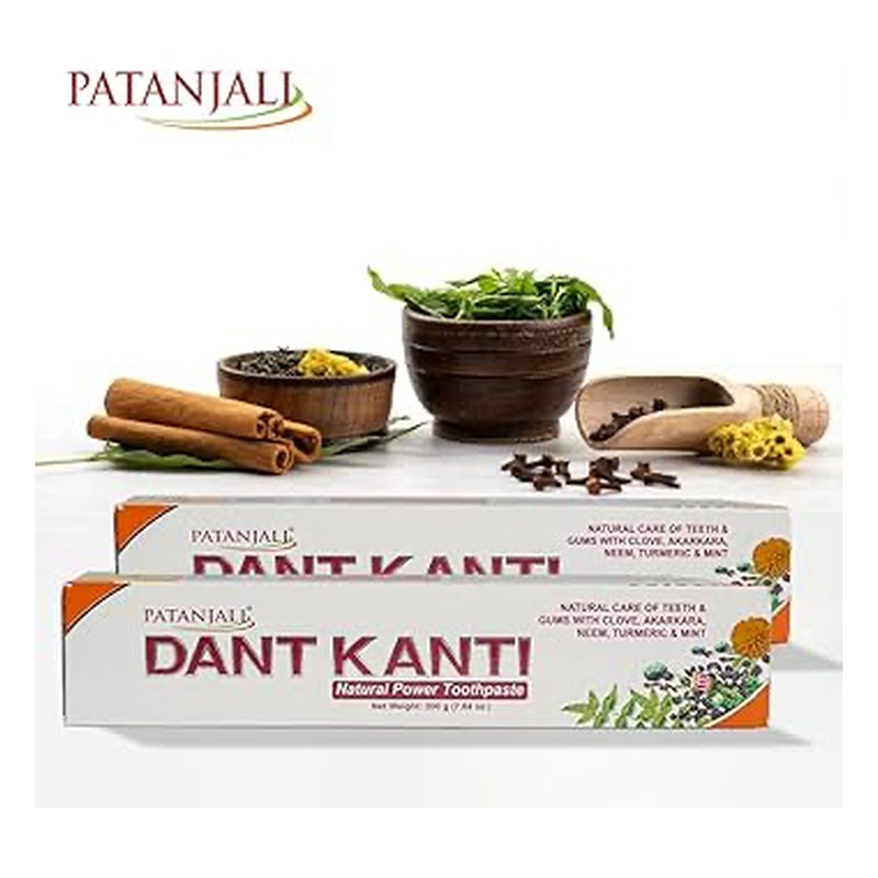 PATANJALI Tooth Paste Dant Kanti Cream 100 gm