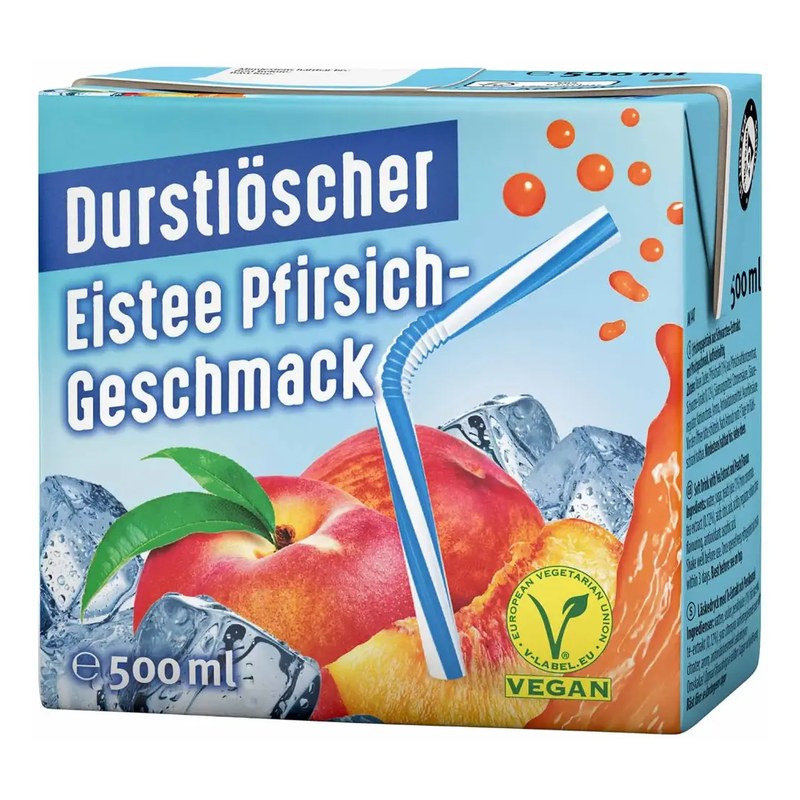 DURSTLÖSCHER Eistee Pfirsich Geschmack 500 ml