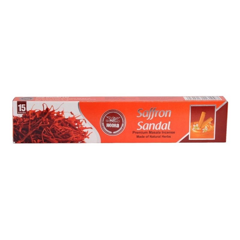 HEERA Rose Saffron Sandel Agarbatti (Incense) 15 gm