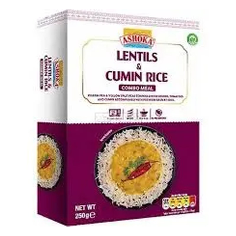 ASHOKA Instant Lentils & Cumin Rice 250 gm