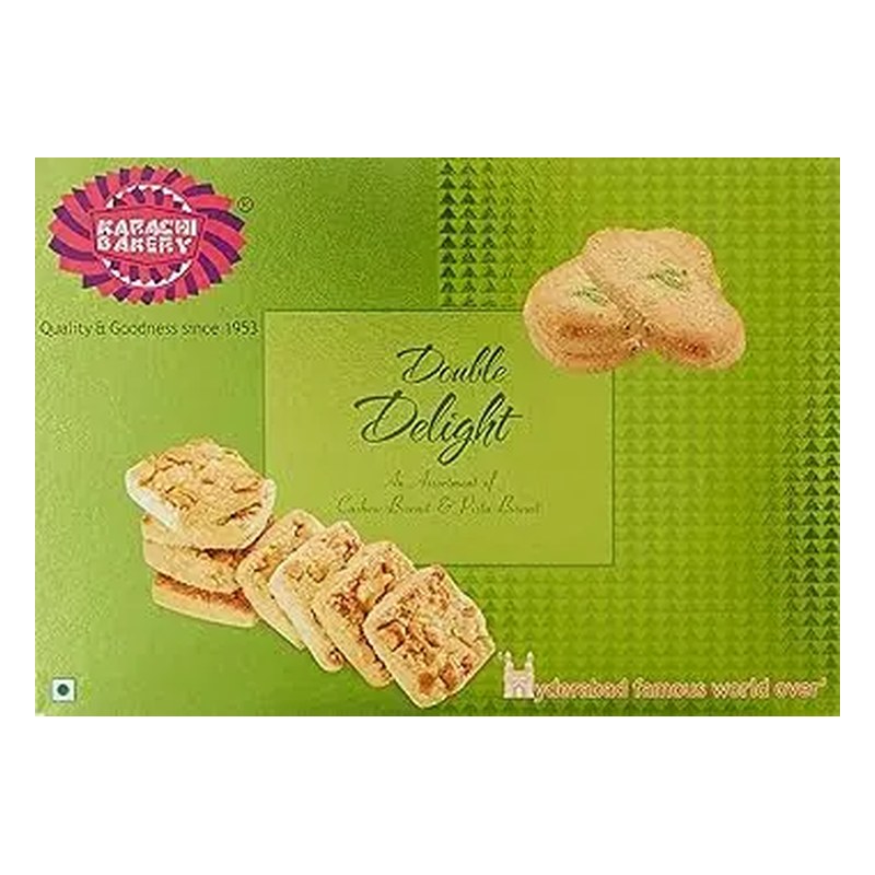 KARACHI BAKERY Biscuits Cashew + Pista 400 gm