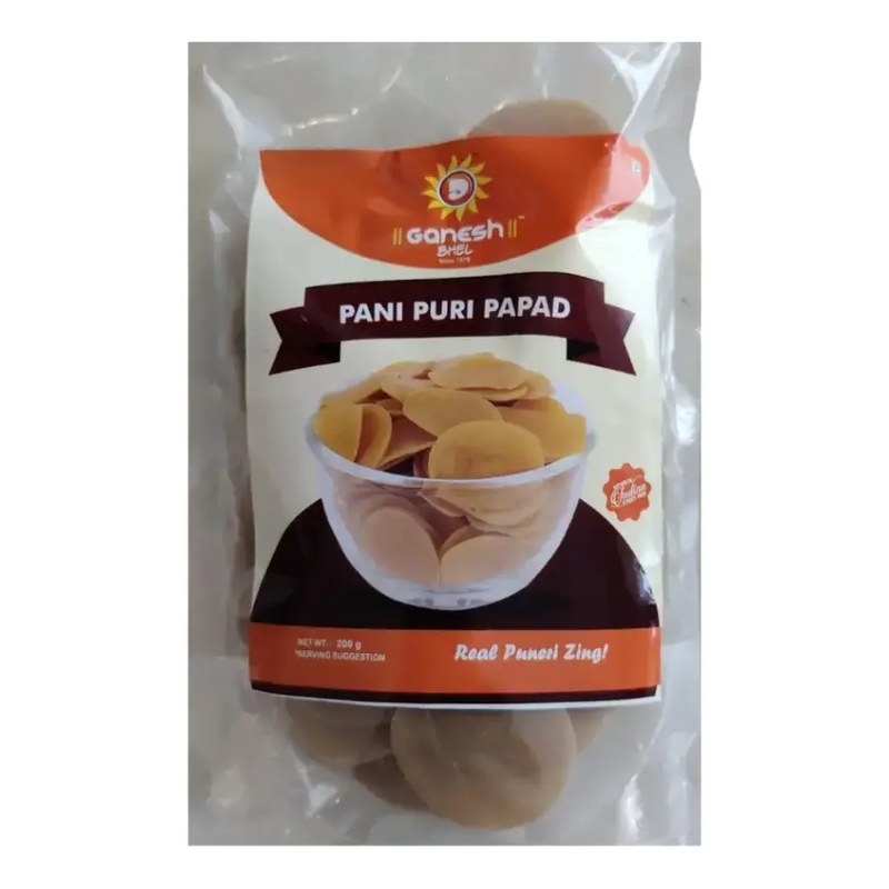 GANESH BHEL Pani Puri Papad 200 gm