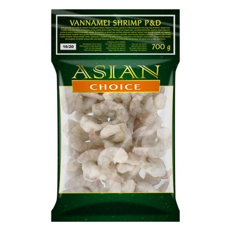 ASIAN CHOICE Vannamei Shrimp P&D 16/20 1 kg