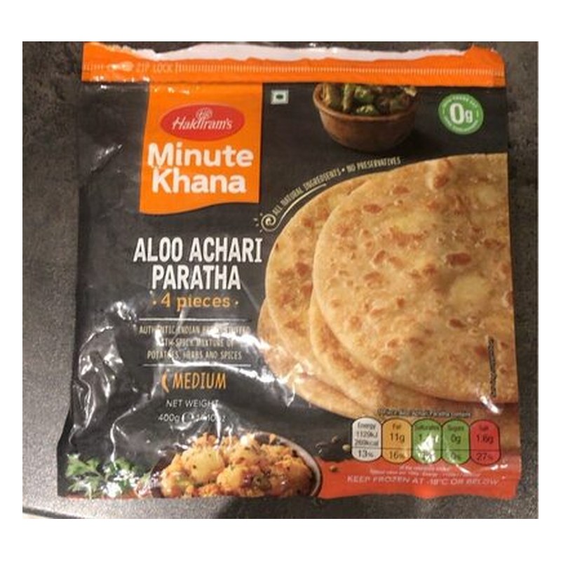 HALDIRAM Frozen Aloo Achari Paratha 400 gm