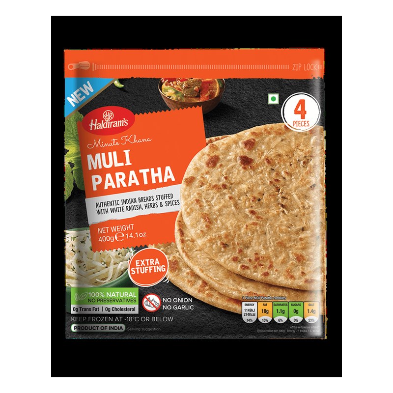HALDIRAM Frozen Muli Paratha 400 gm