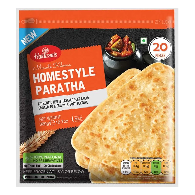 HALDIRAM Frozen Home Style Paratha Family Pack 1.2 kg
