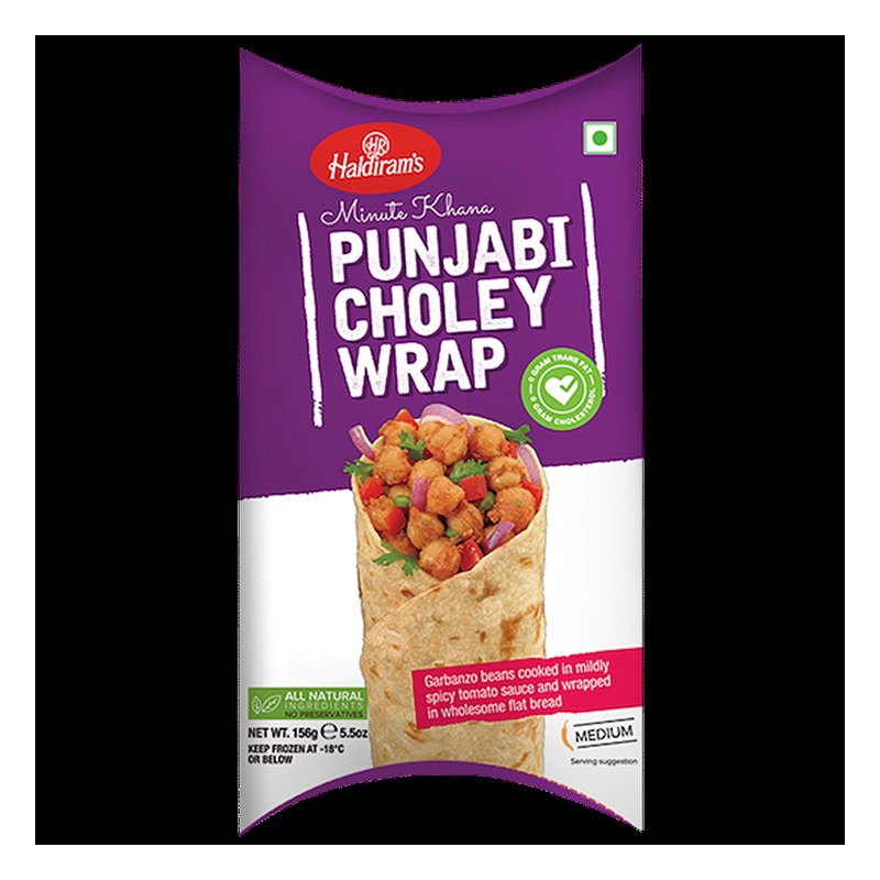 HALDIRAM Frozen Wrap Punjabi Choley 156 gm