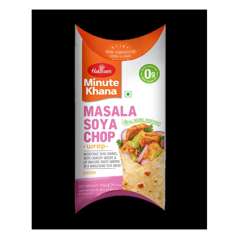 HALDIRAM Frozen Wrap Soya Chop 156 gm