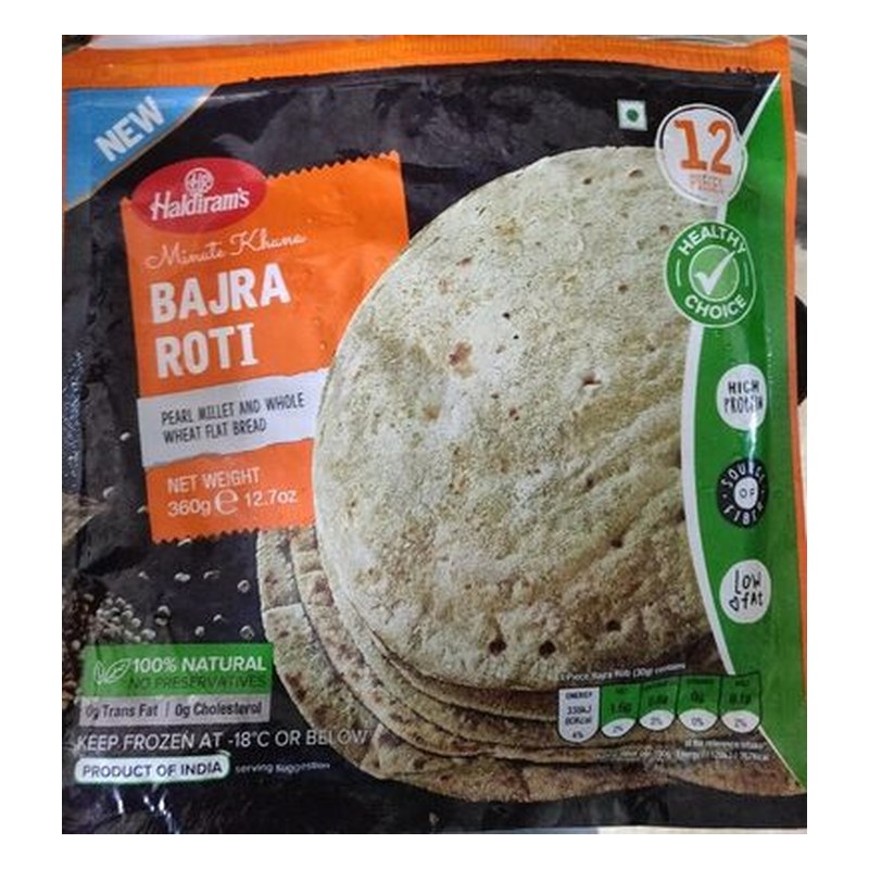 HALDIRAM Frozen Bajra Roti 360 gm
