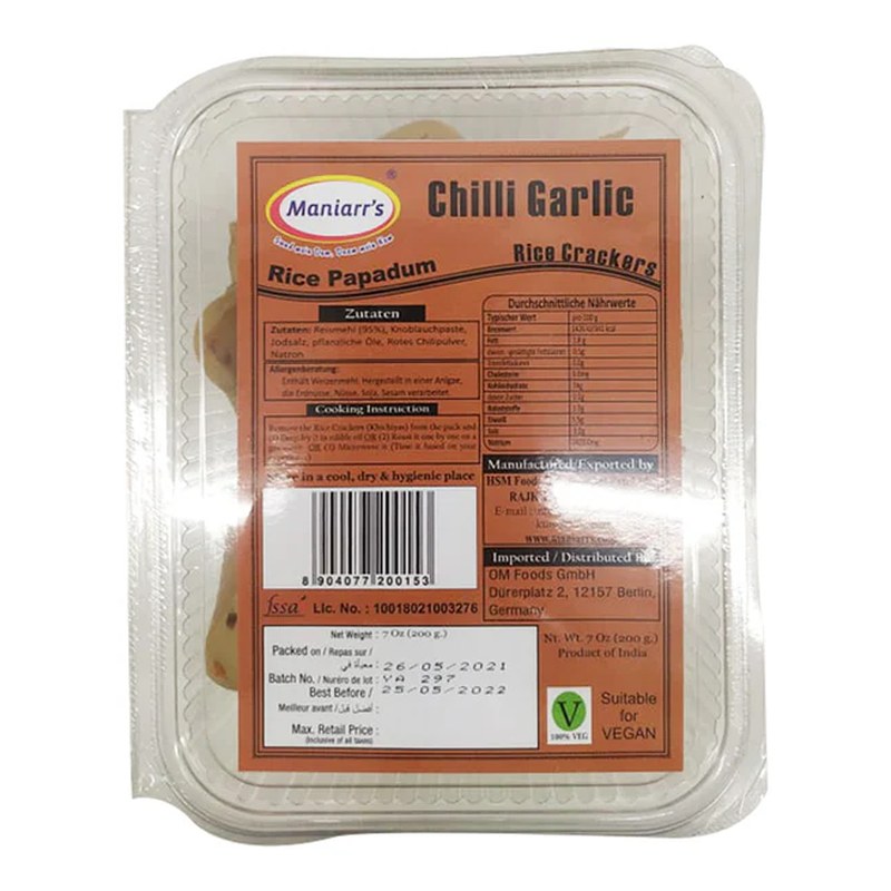MANIARRS Khichiya Chilli Garlic 200 gm