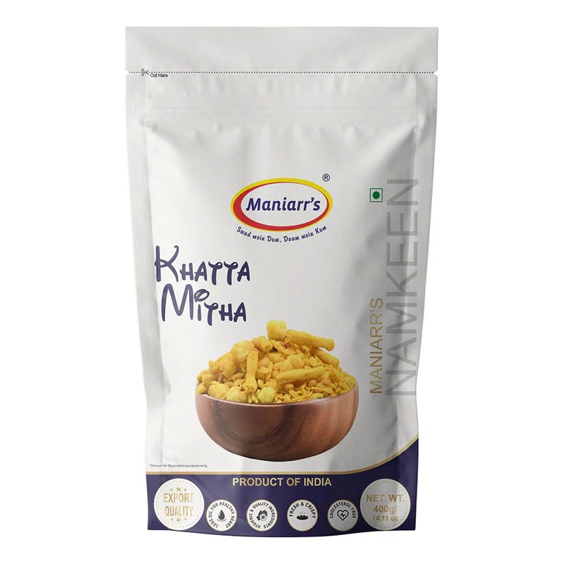MANIARRS Namkeen Khata Mitha Mix 400 gm
