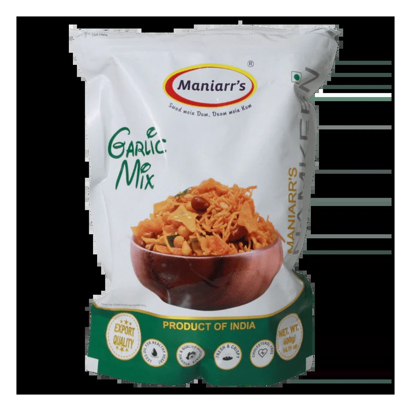 MANIARRS Namkeen Garlic (Lasan) Bhel 400 gm