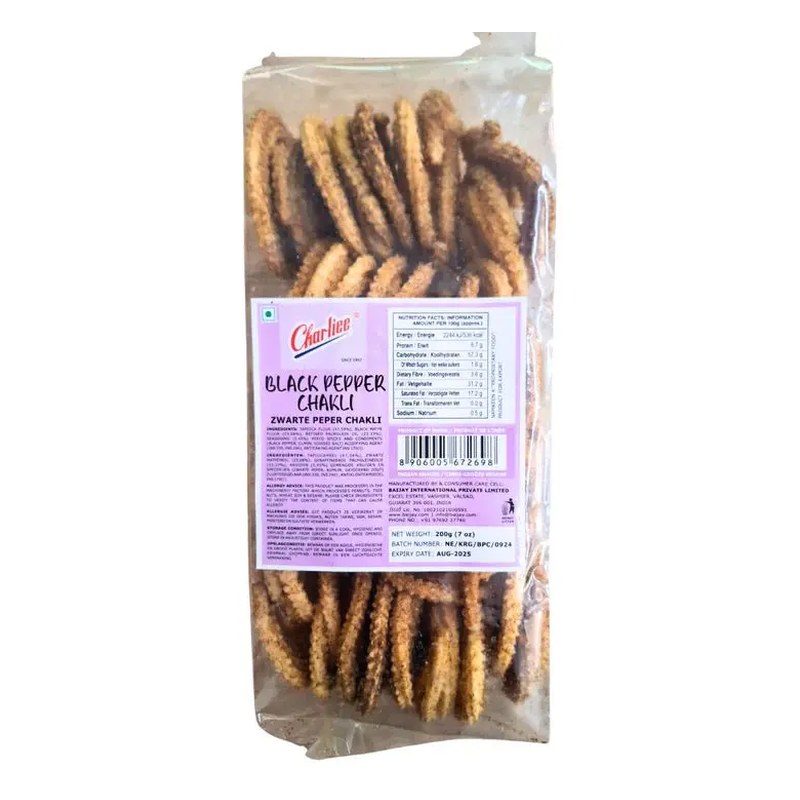CHARLIEE Chakli Black Pepper 200 gm
