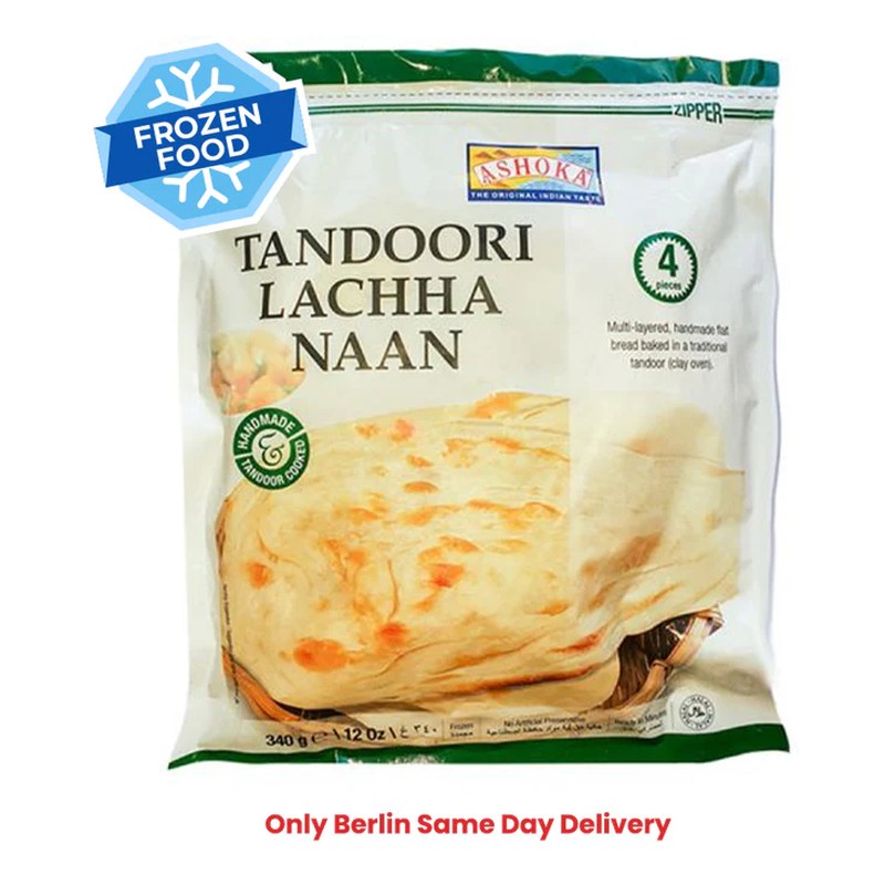 ASHOKA Frozen Tandoori Lachha Naan 340 gm