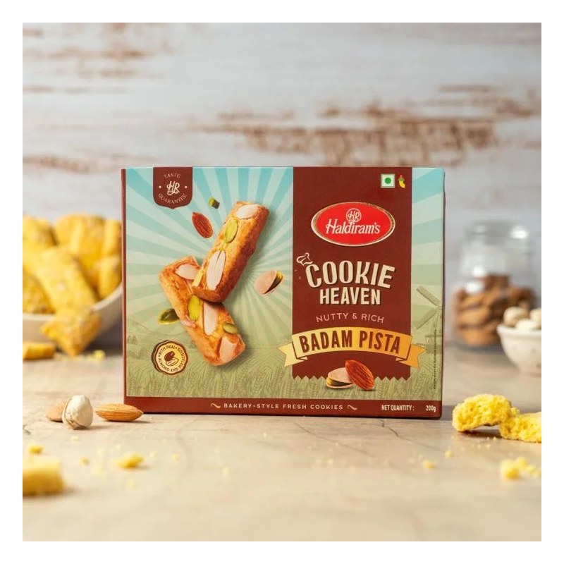 HALDIRAM Cookies Badam Pista 200 gm