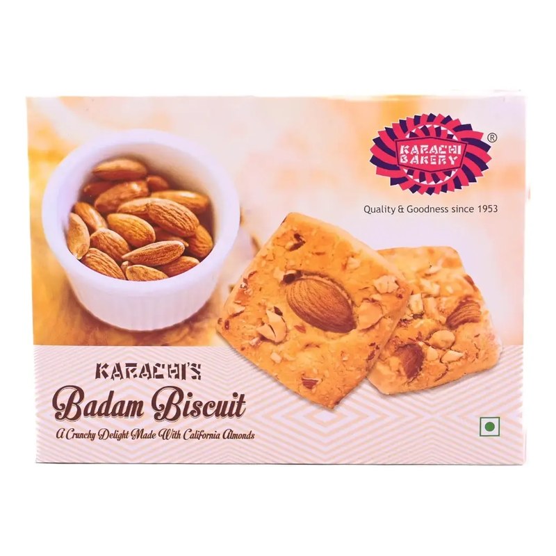 KARACHI BAKERY Vegan Badam Biscuits 400 gm